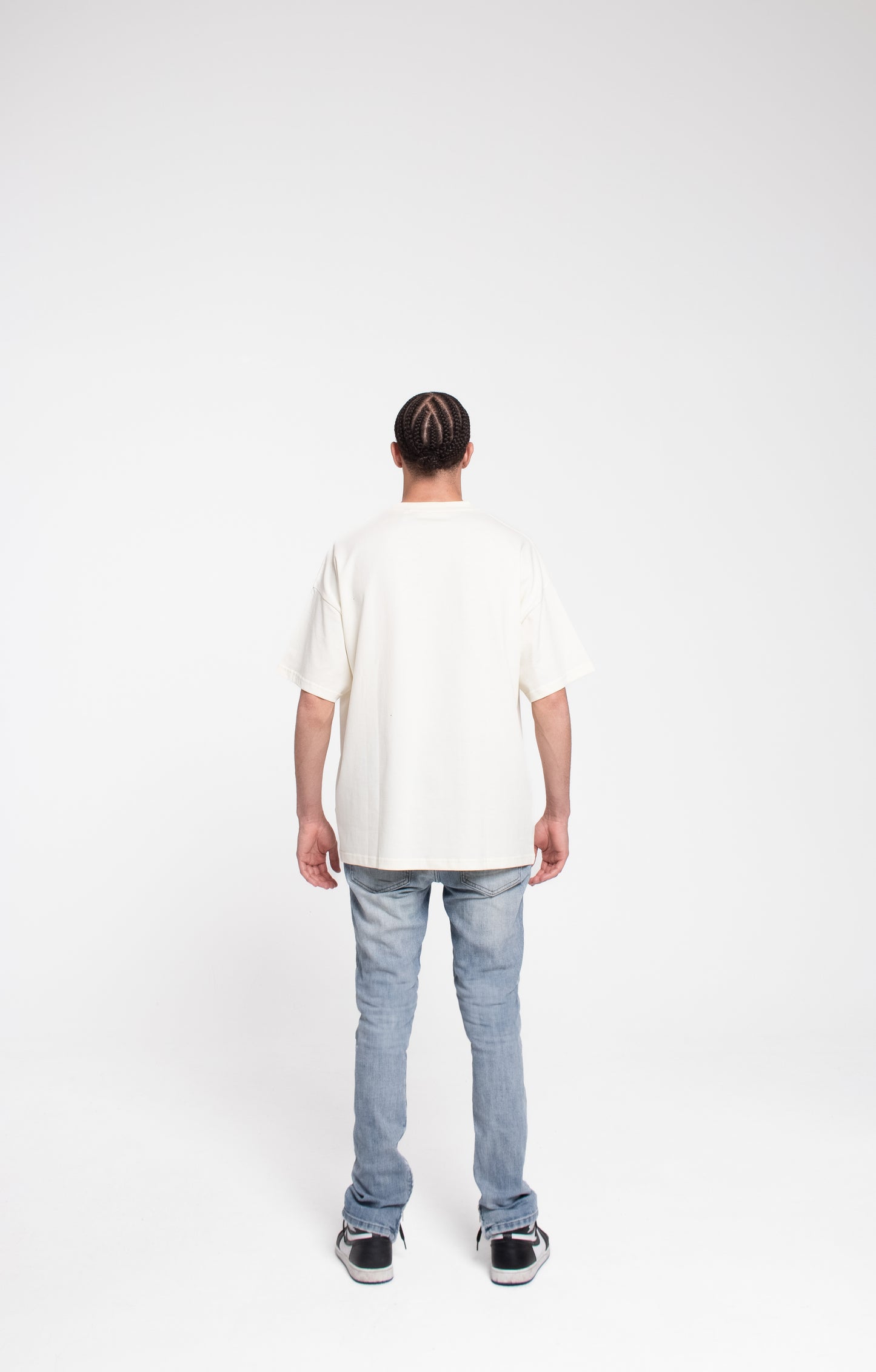 AUNT FADED PINK LOGO TEE