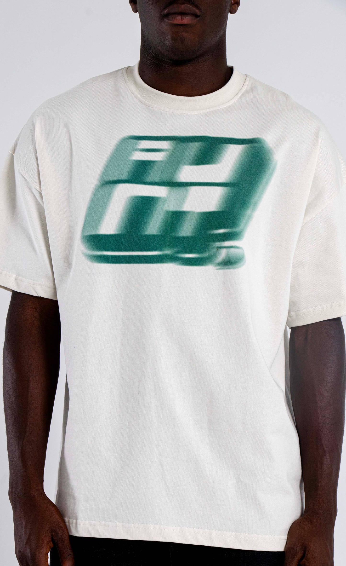 AUNT FADED GREEN LOGO TEE